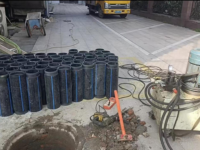 丰泽PE置换管厂家 DN315置换管 非开挖管短管置换